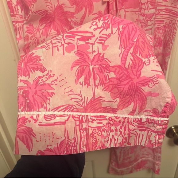Lilly Pulitzer Pink Pajama Pants Size L - Picture 6 of 6